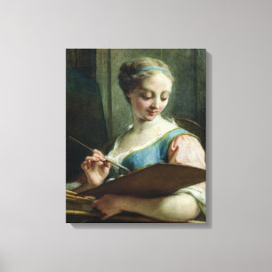 Toile Allégorie de la peinture