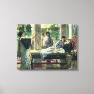 Toile Alma-Tadema Catullus lisant ses poèmes