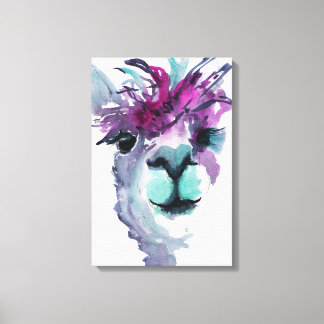 Toile Alpaca Imprimer sur toile. Le cadeau parfait Alpac
