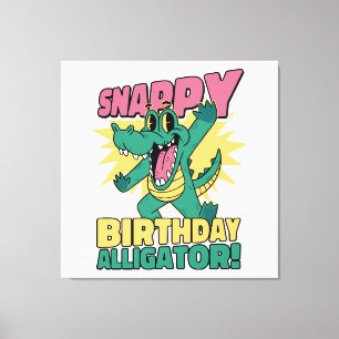 Toile Amateur d'alligator drôle et gator de crocodile d'