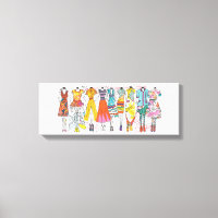 Amateurs de mode Art Imprimer Croquis de mode colo