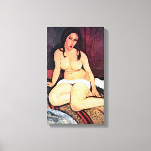 Toile Amedeo Modigliani - Femme assise