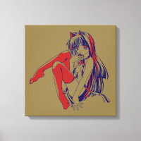 Américain Manga Neko Catgirl Kawaii Anime