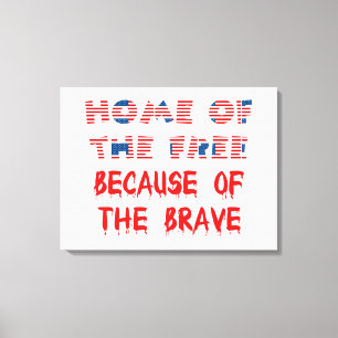 Toile American USA Patriotic Accueil des citations gratu