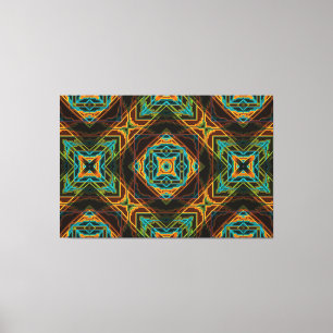 Toile amérindienne moderne 19 enveloppée