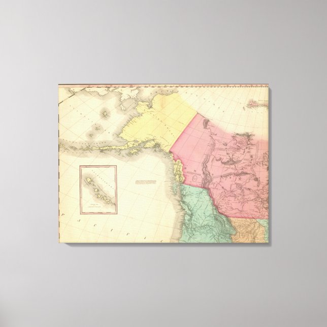 Toile Amérique du Nord du Nord (Recto)
