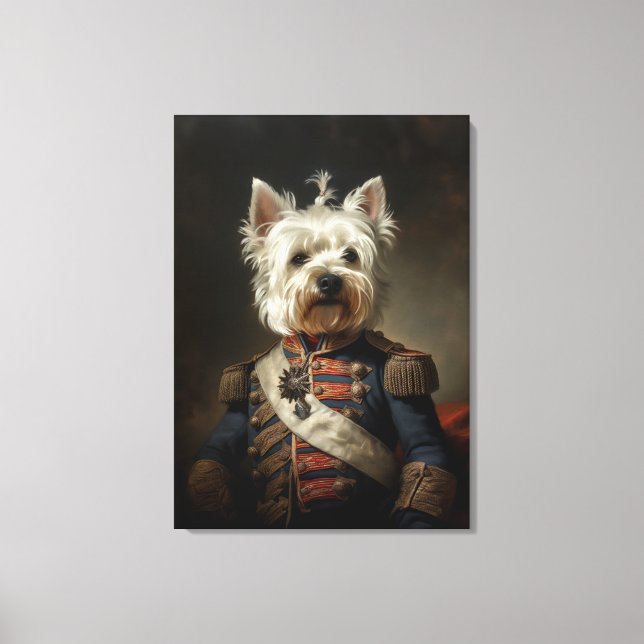 Toile Amiral West Highland Terrier (Recto)