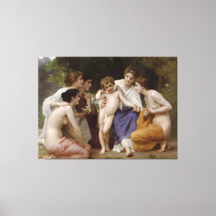 Toile Amiration de Bouguereau (L'admiration) (1867)