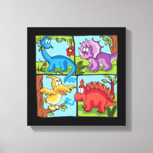 Toile Amis de Dino