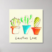 amour de cactus mexicain art du désert mignon