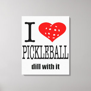 Toile Amour Drôle Pickleball