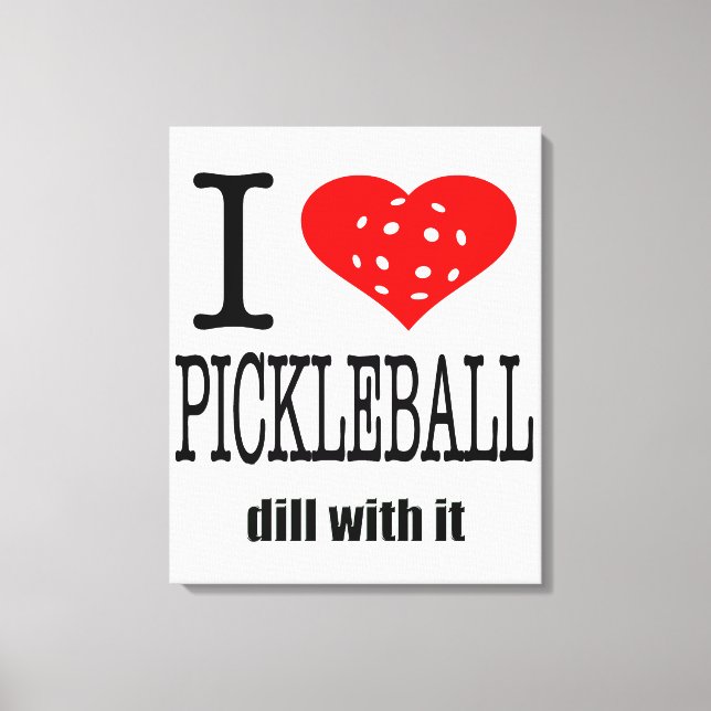 Toile Amour Drôle Pickleball (Recto)