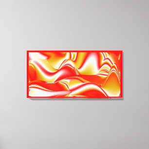 Toile Amour et Or Abstrait 3D Rainbowart