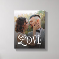 Amour Moderne Monogramme de couple photo de mariag