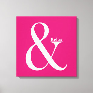 Toile Ampersand Et Relax