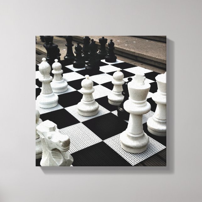 Toile Amstergramme d'échecs (Recto)
