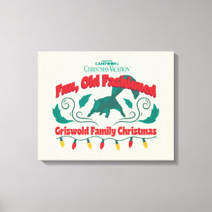 Toile Amusant, vieux style Griswold Noël de famille