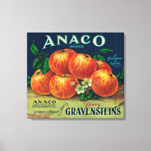 Toile Anaco Apple Étiquette