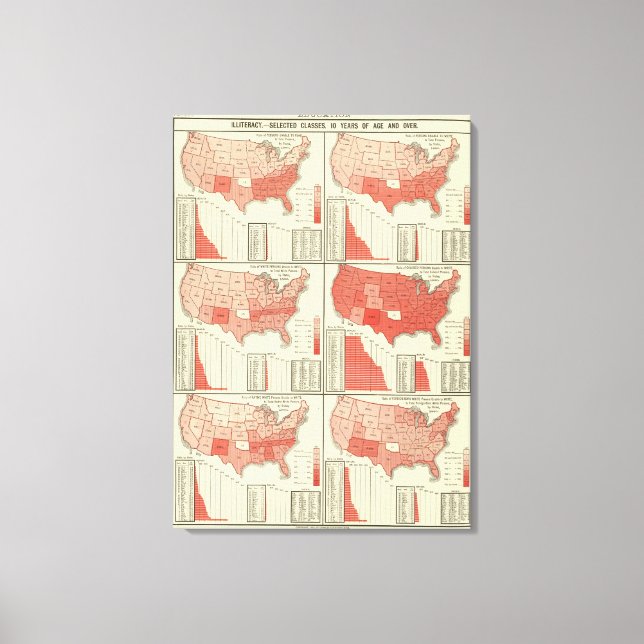 Toile analphabétisme depuis plus de 10 ans (Recto)