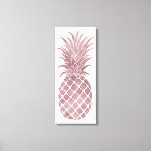 Toile Ananas rose