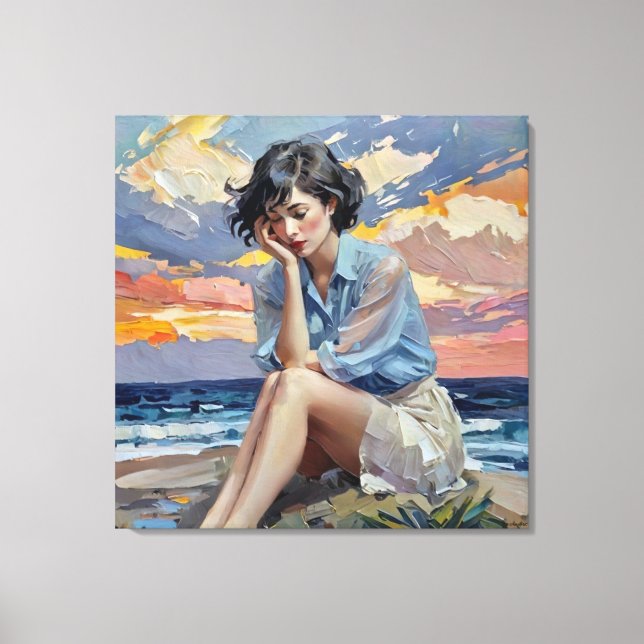 Toile Anders Artistry* " Remorse" Version agrandie (Recto)