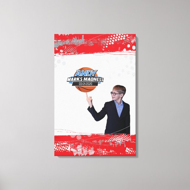 Toile ANDY's BAR MITZVAH SIGNER DANS LA CARTE (Recto)