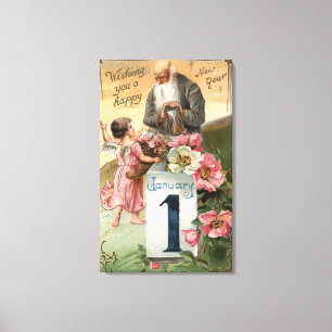 Toile Ange et temps de père # 2