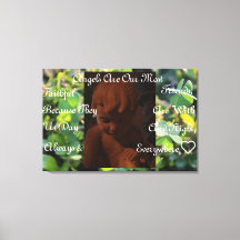 Angel Friends Canvas Imprimer