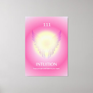 Toile Angel Numéro Aura Imprimer 111 Intuition