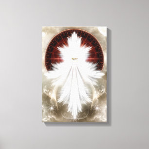 Toile Angel Wings Flocon de neige Fractal Art Canvas Imp
