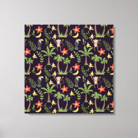 Animaux tropicaux singes motifs sans soudure & mac