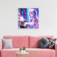 Anime Girl Jouer Piano