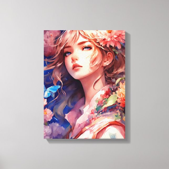 Toile Anime Princesse (Recto)