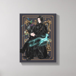 Toile Anime Professeur Severus Snape Assis