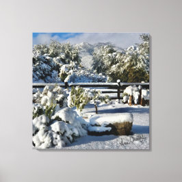 Toile Ann Charles Snowy Day en Arizona