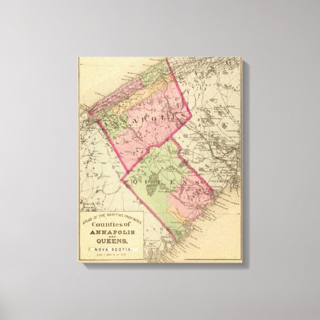 Toile Annapolis, comté du Queens, N.-É. (Recto)
