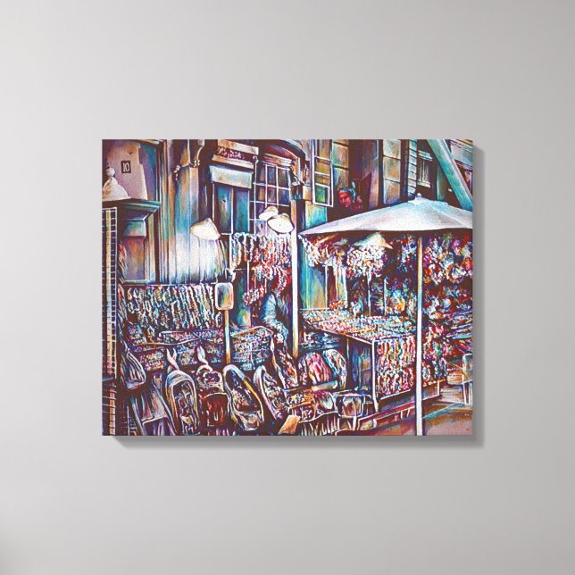 Toile Anneaux de la 8e rue (Recto)