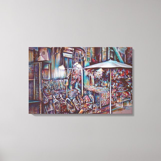 Toile Anneaux de la 8e rue (Recto)