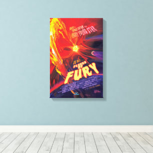 Toile Annonce De Film D'Horreur Sci-Fi, Flares De Furie