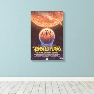 Toile Annonce De Film D'Horreur Sci-Fi, La Planète Rôtie