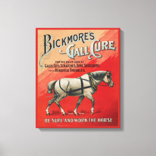 Toile Annonce Vintage Pour Le Gall Cure De Bickmore Pour