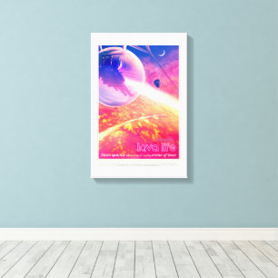 Toile Annonce Voyage Sci-Fi, Planet 55 Cancri e