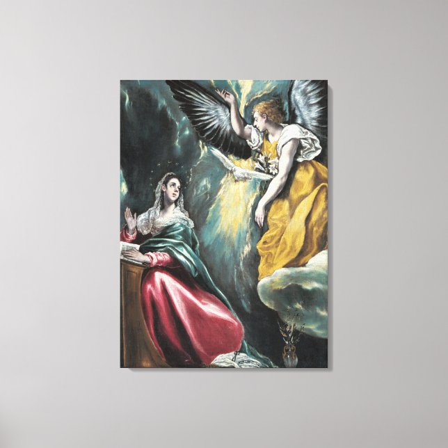 Toile Annonciation El Greco (Recto)