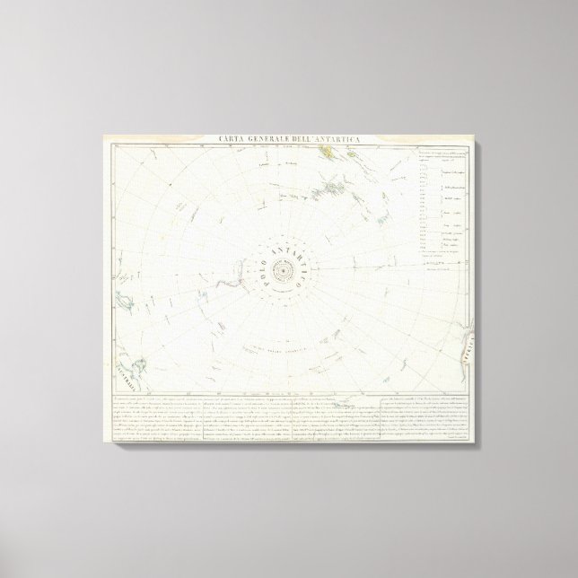 Toile Antarctique (Recto)