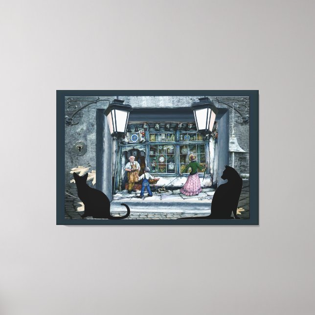 Toile Anton Pieck reproduction incorparée (Recto)