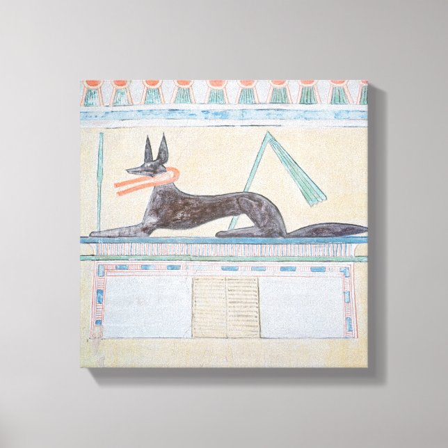 Toile Anubis, dieu égyptien des morts (Recto)