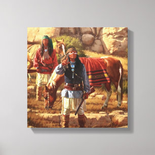 Toile Apache Braves Avec Geronimo