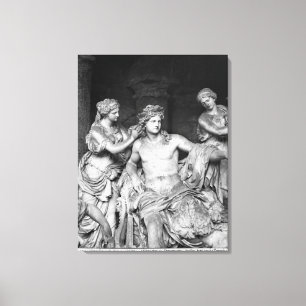 Toile Apollon tendu par des nymphes dans le bosquet