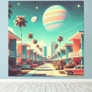 Toile Appartements Atomiques Futuristes New Florida