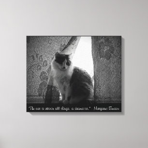 Toile Appel du rideau par djoneill avec citation de Marg